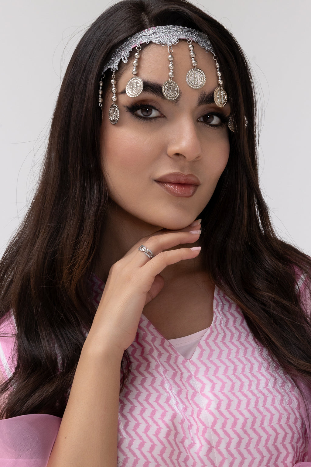 Silver Coins Headpiece