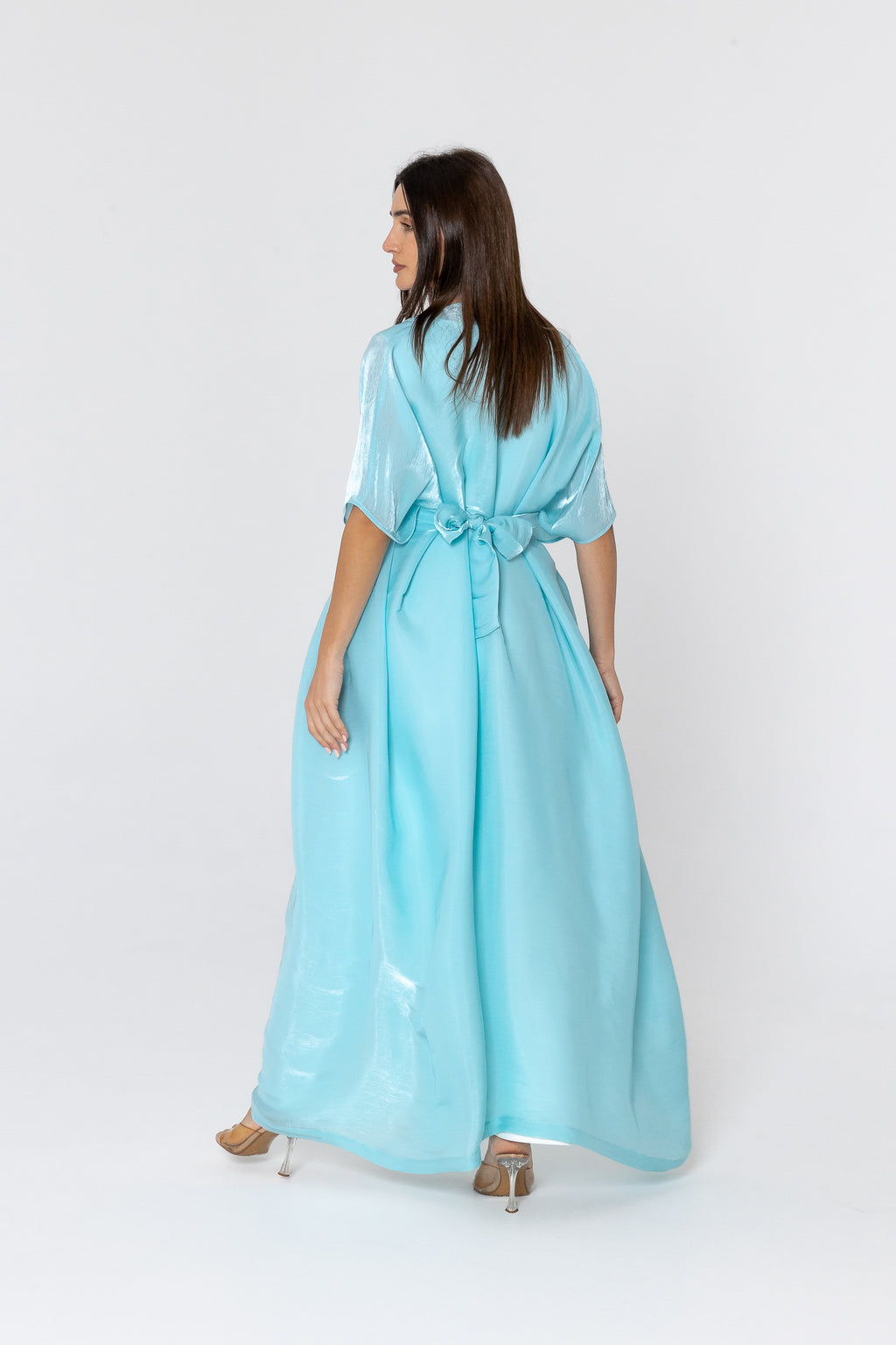 Blue Embroidered Kaftan
