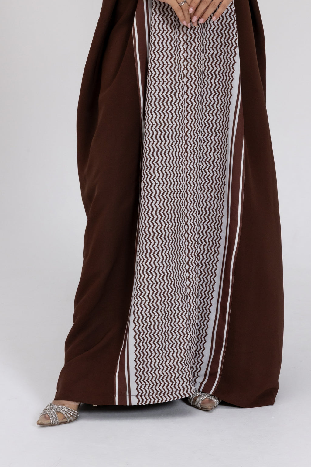 Brown Keffiyeh Kaftan