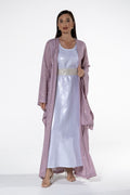 Lavender Kaftan with Shimmery Dress