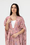Pink Embroidered Cape