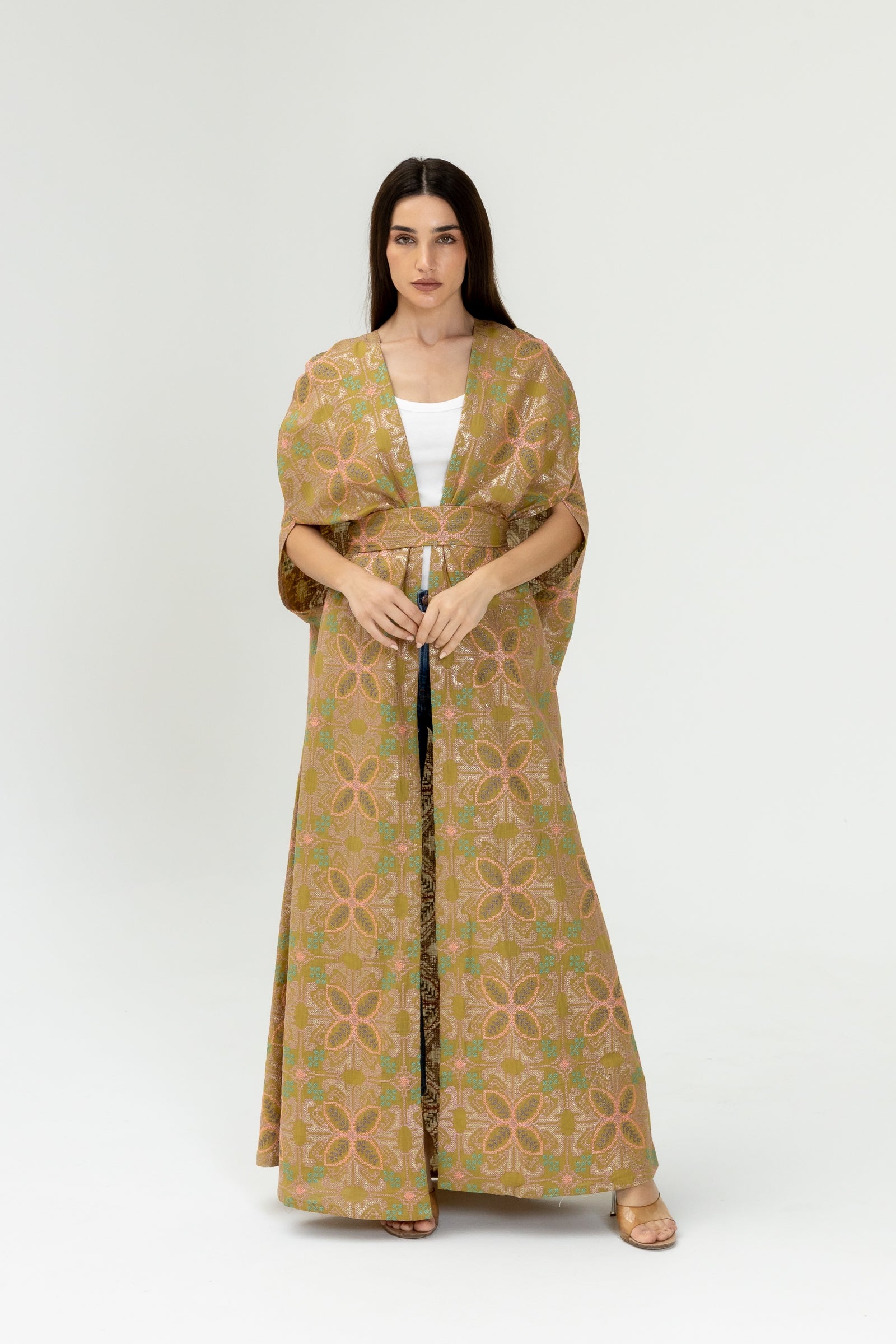 Gold Embroidered Cape