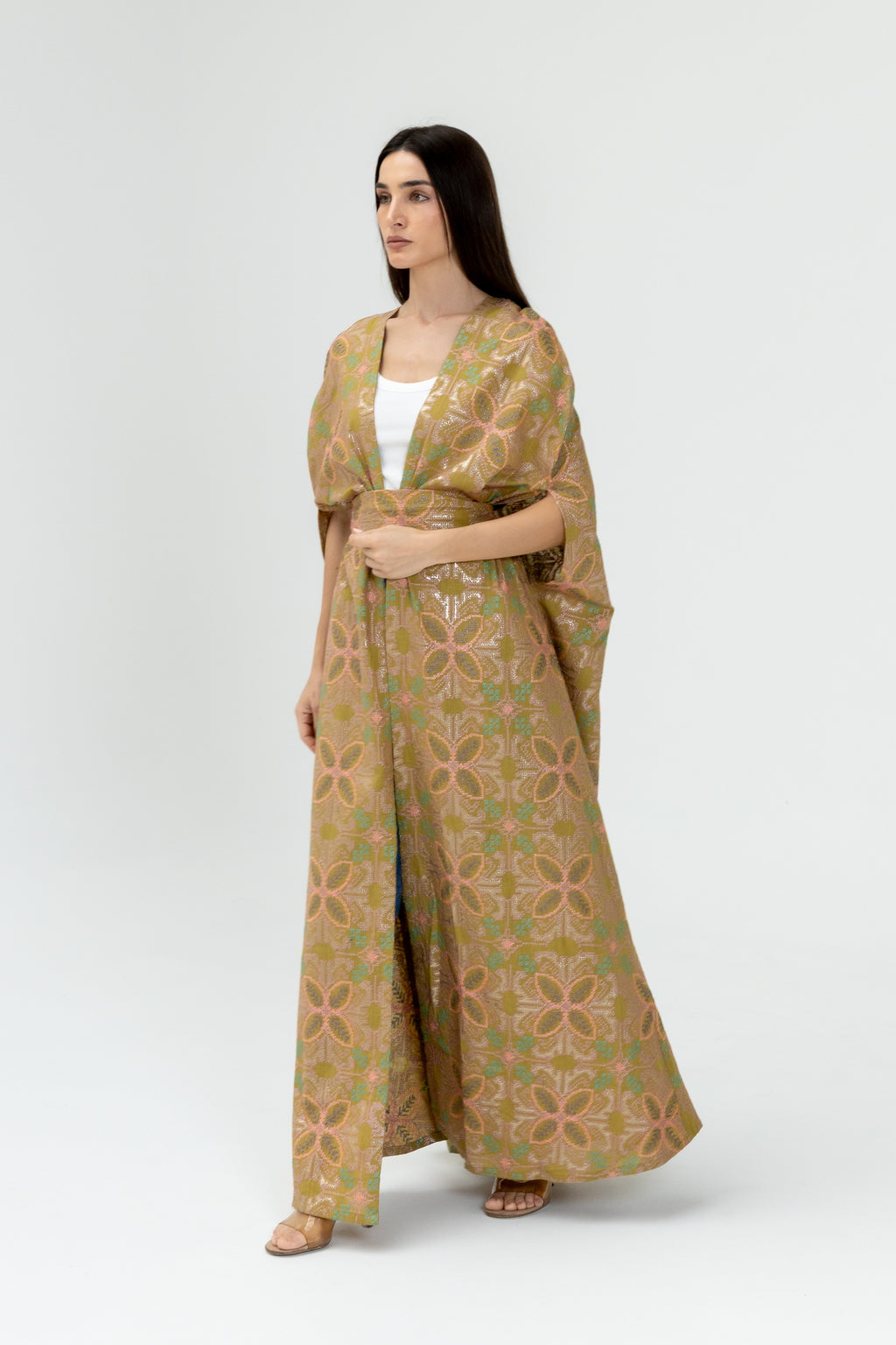 Gold Embroidered Cape