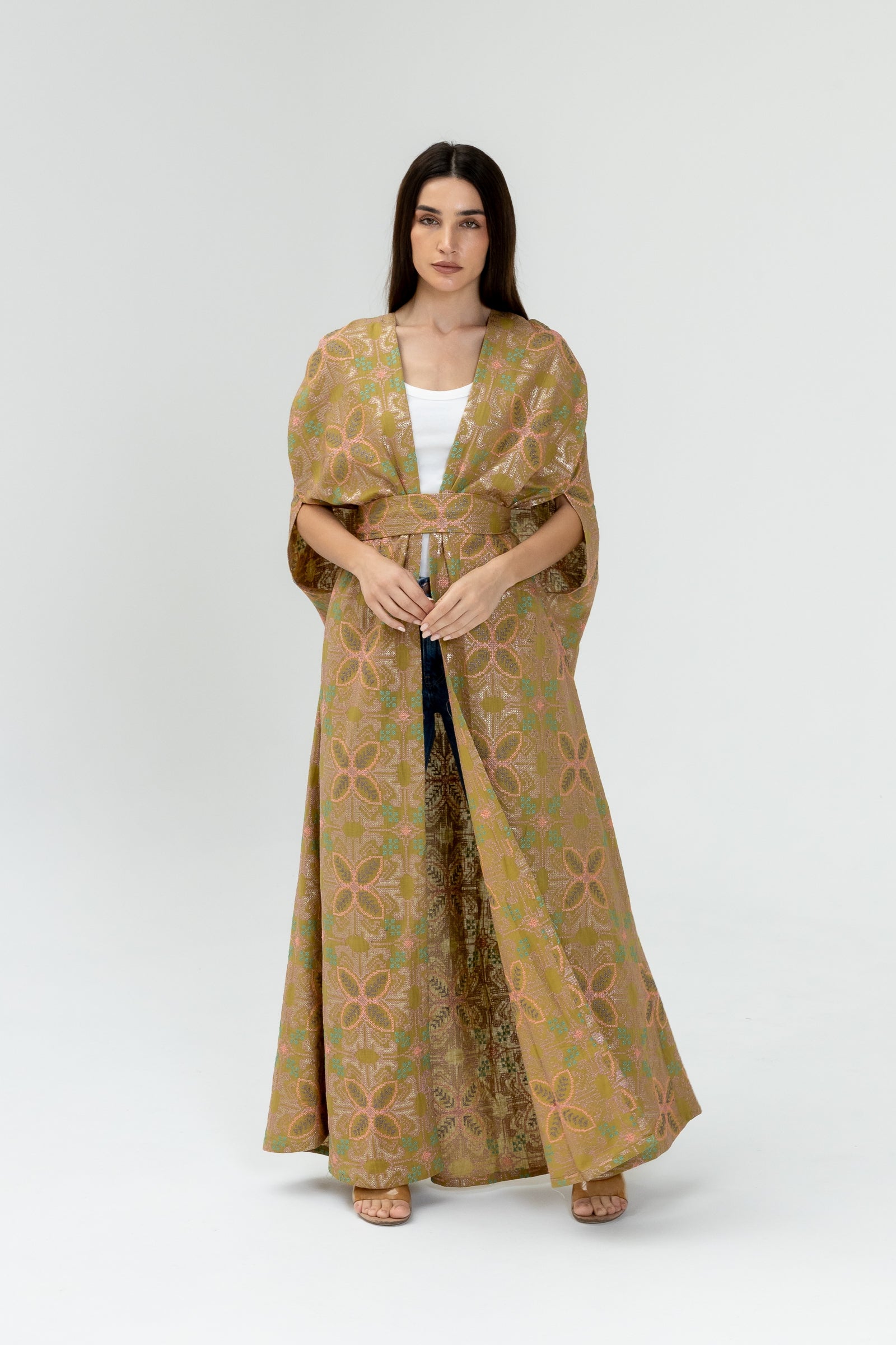 Gold Embroidered Cape