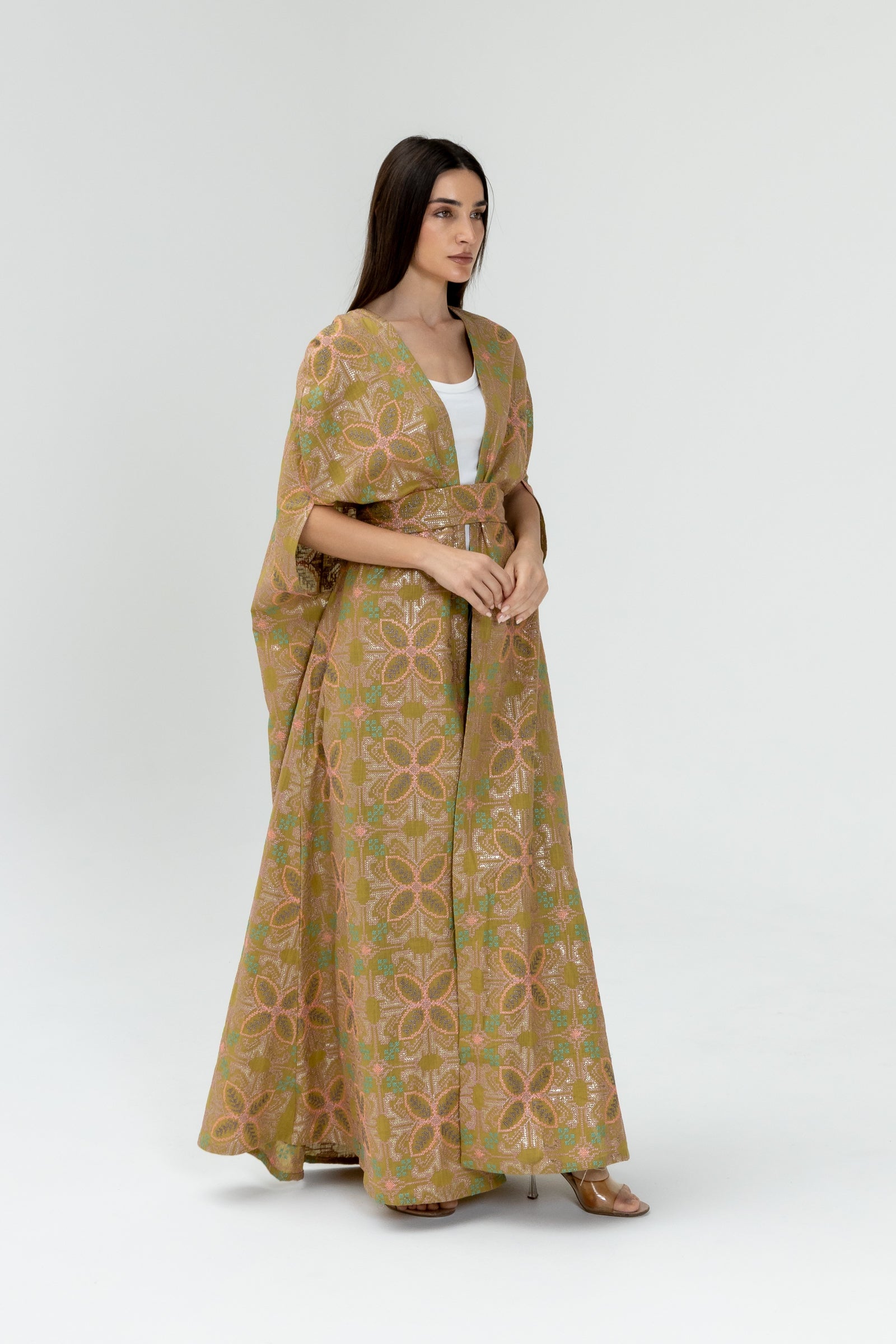 Gold Embroidered Cape