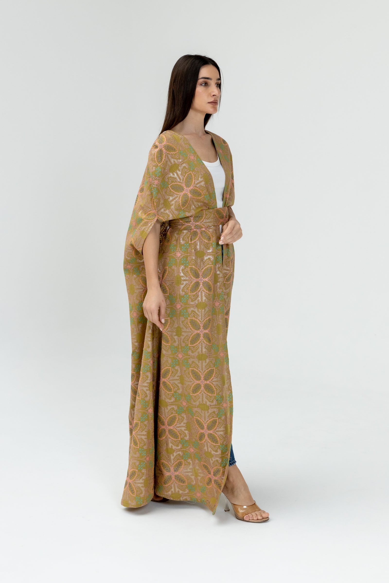 Gold Embroidered Cape
