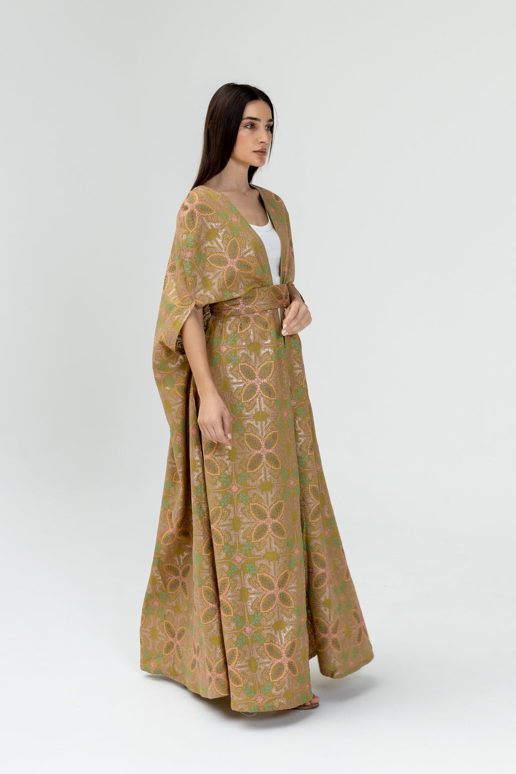 Gold Embroidered Cape