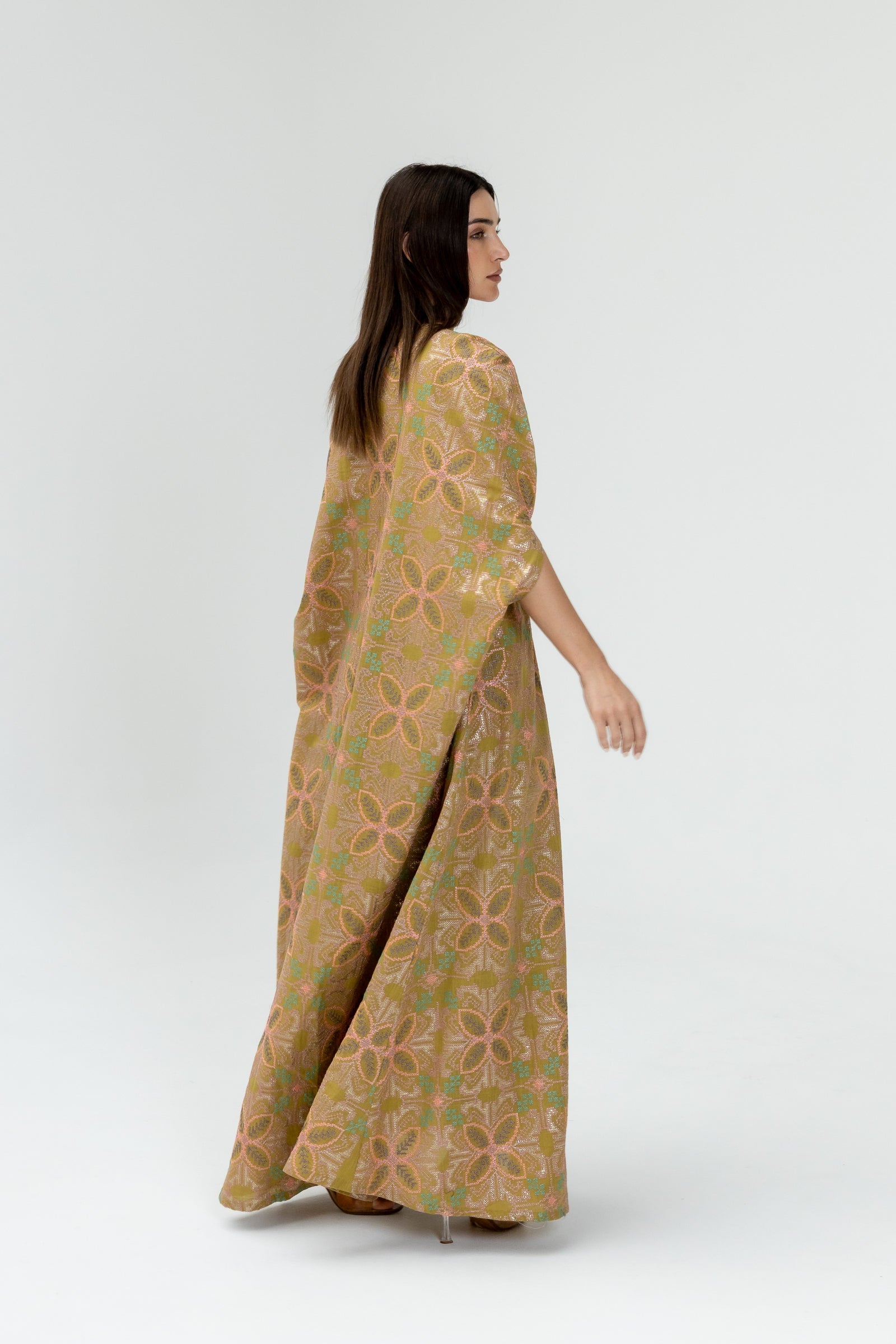 Gold Embroidered Cape