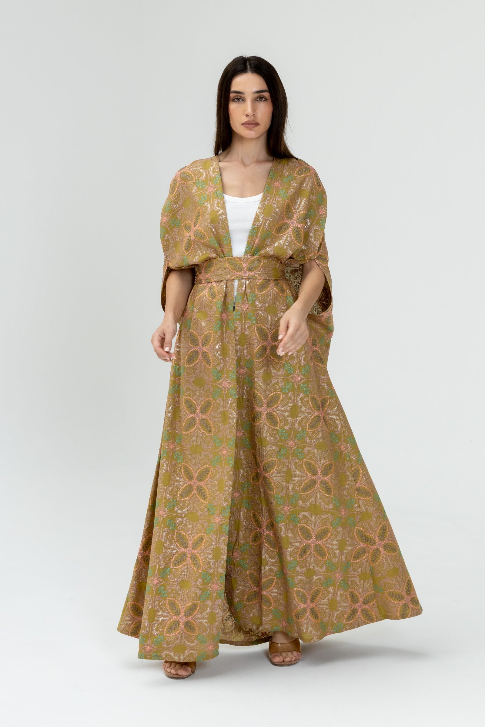 Gold Embroidered Cape