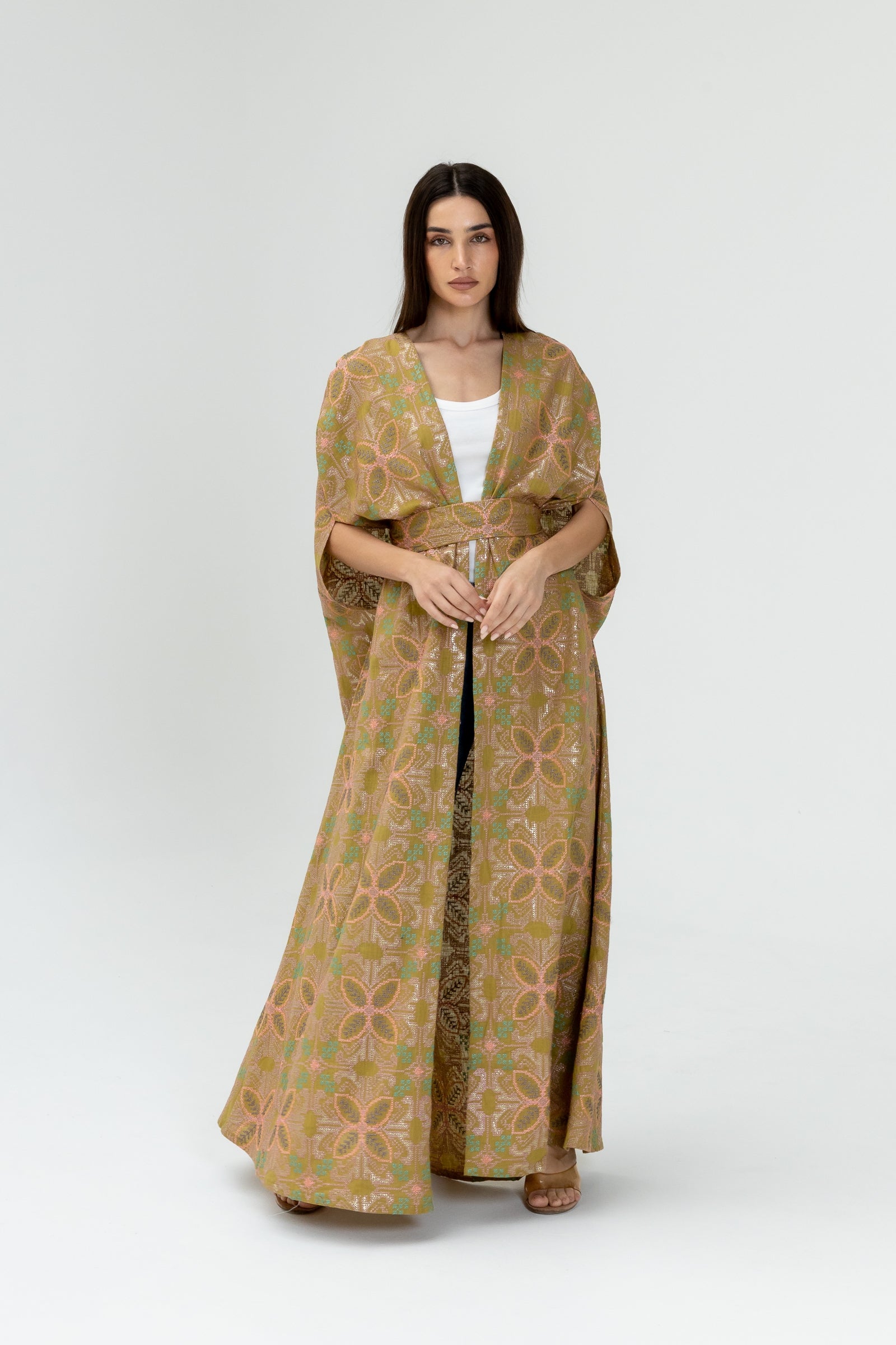 Gold Embroidered Cape