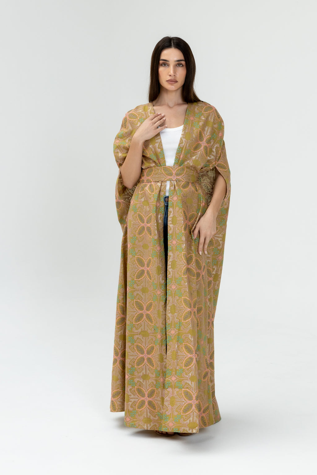 Gold Embroidered Cape