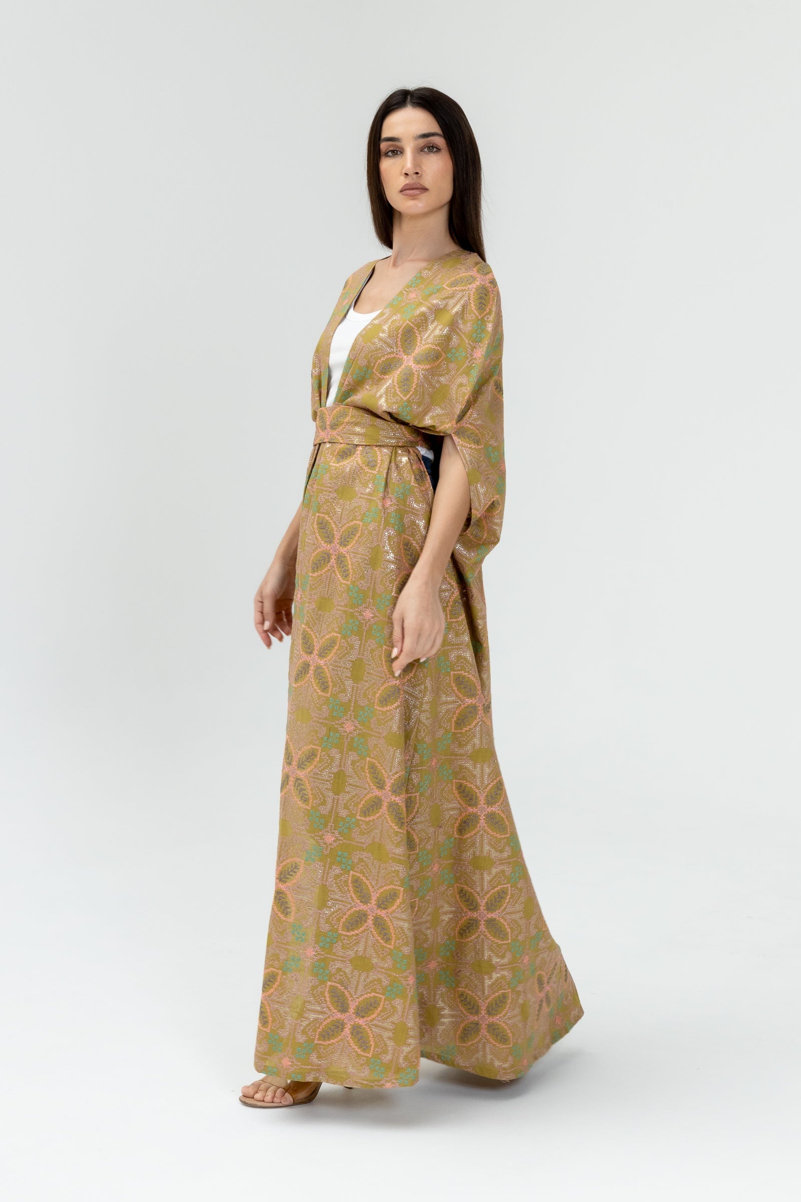 Gold Embroidered Cape