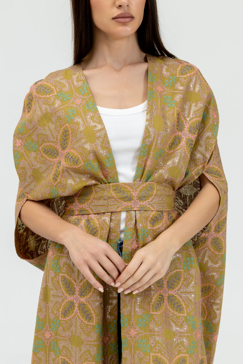 Gold Embroidered Cape