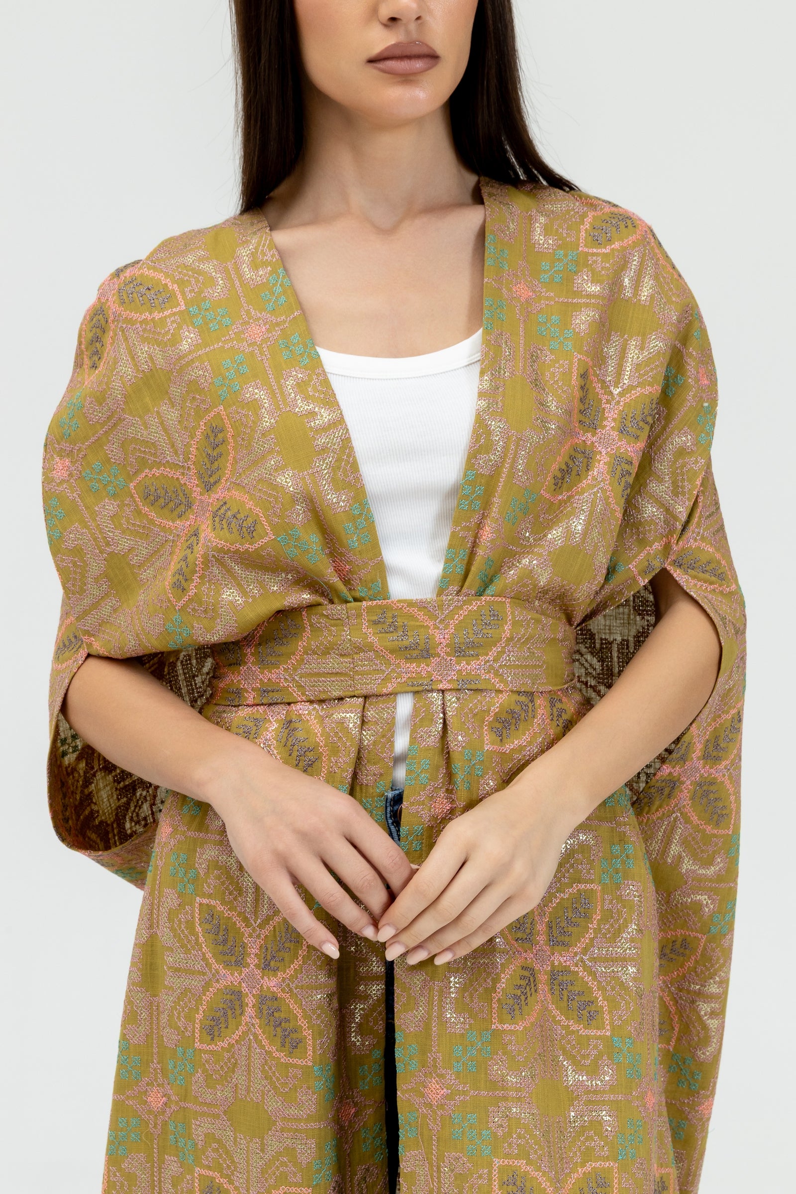 Gold Embroidered Cape