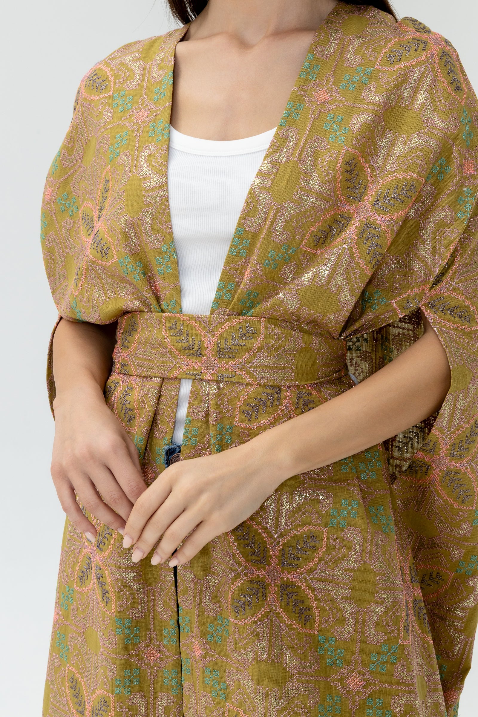Gold Embroidered Cape