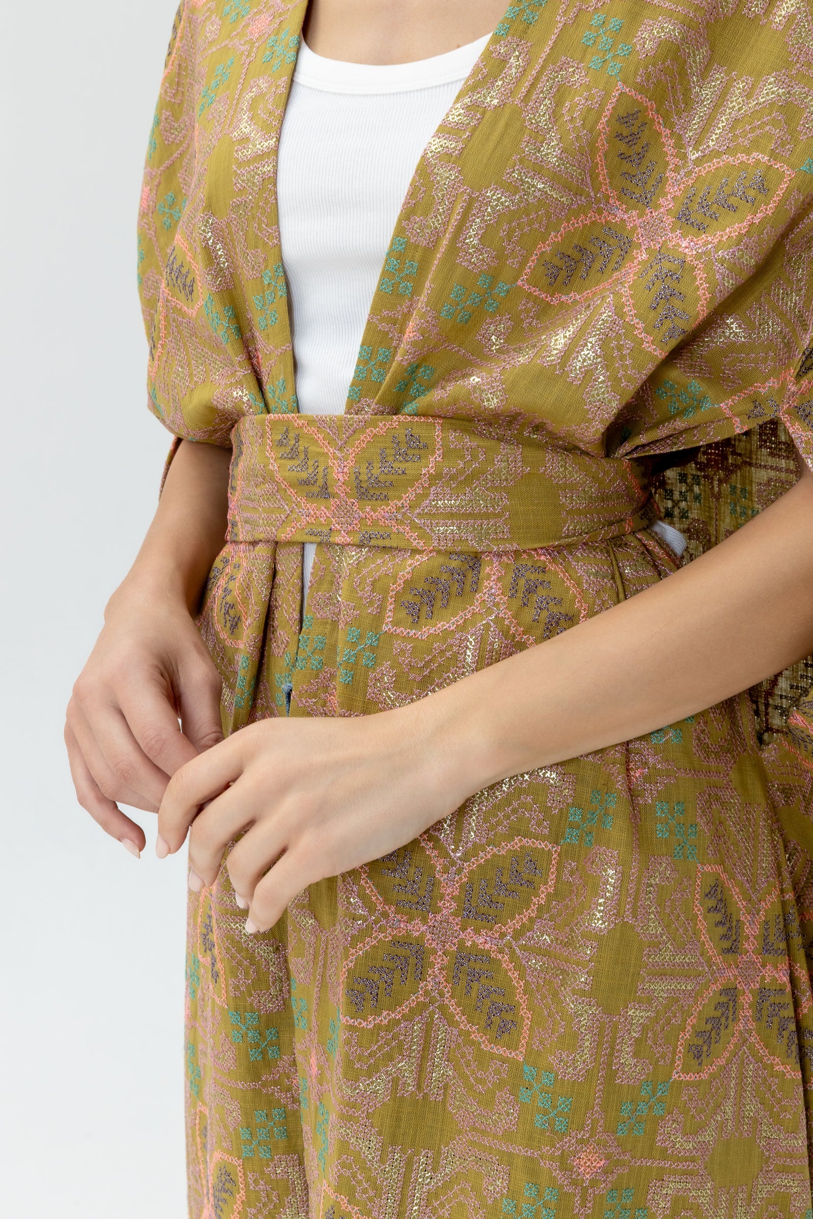 Gold Embroidered Cape