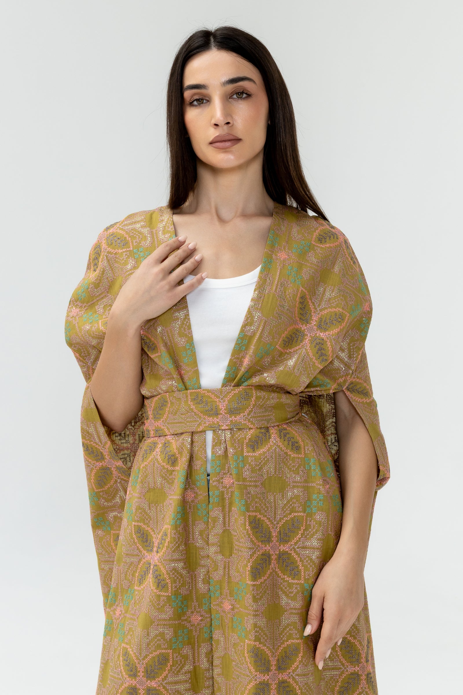 Gold Embroidered Cape