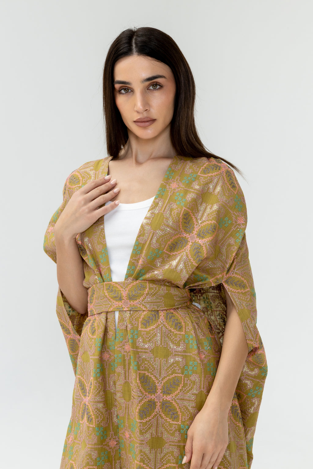 Gold Embroidered Cape