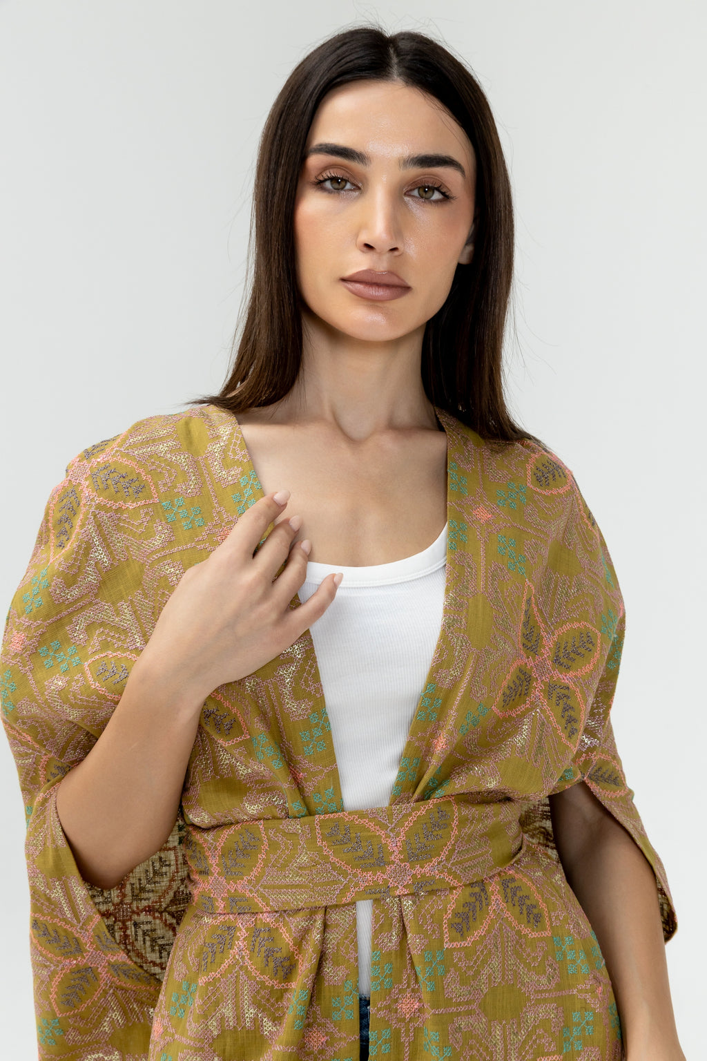 Gold Embroidered Cape
