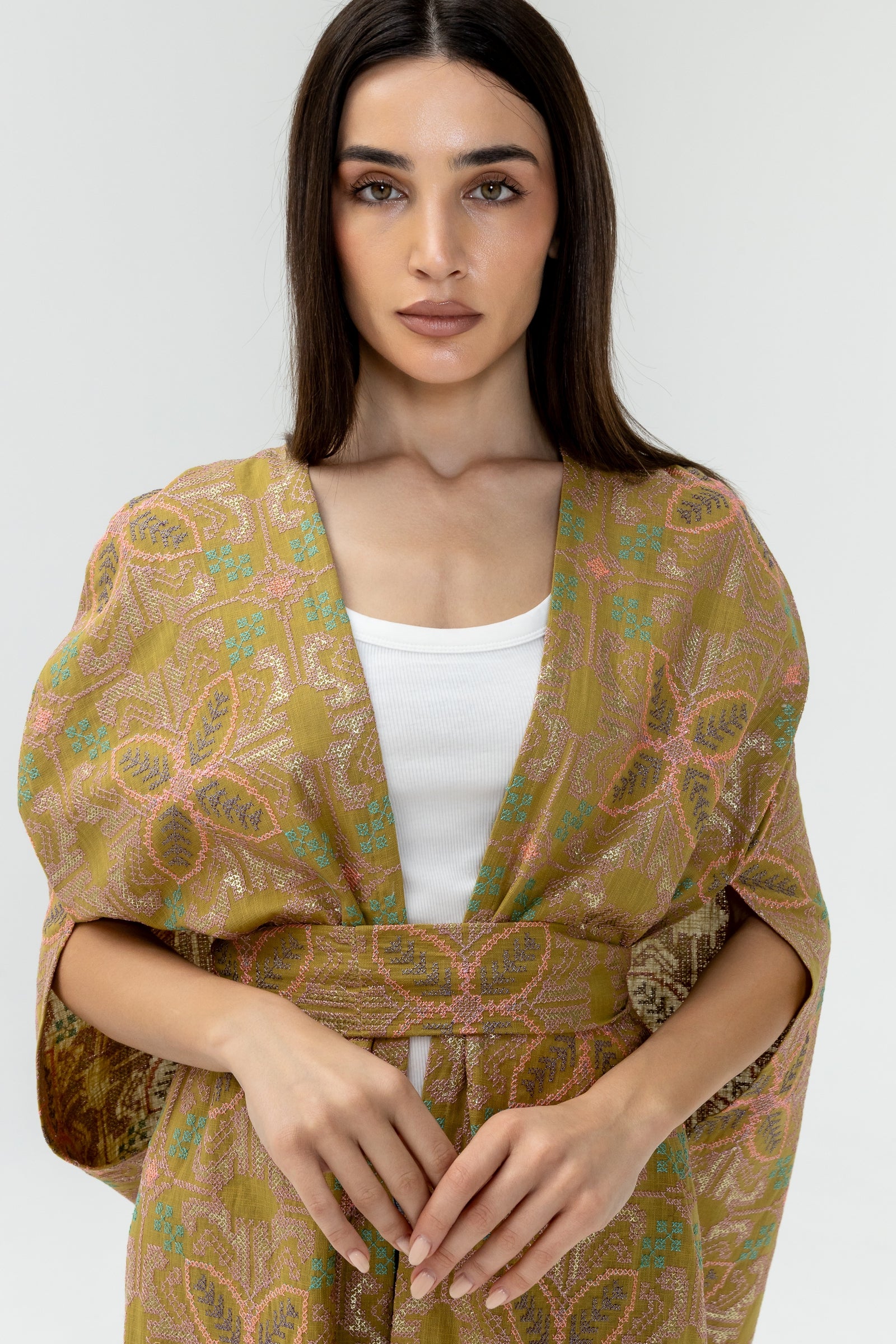 Gold Embroidered Cape