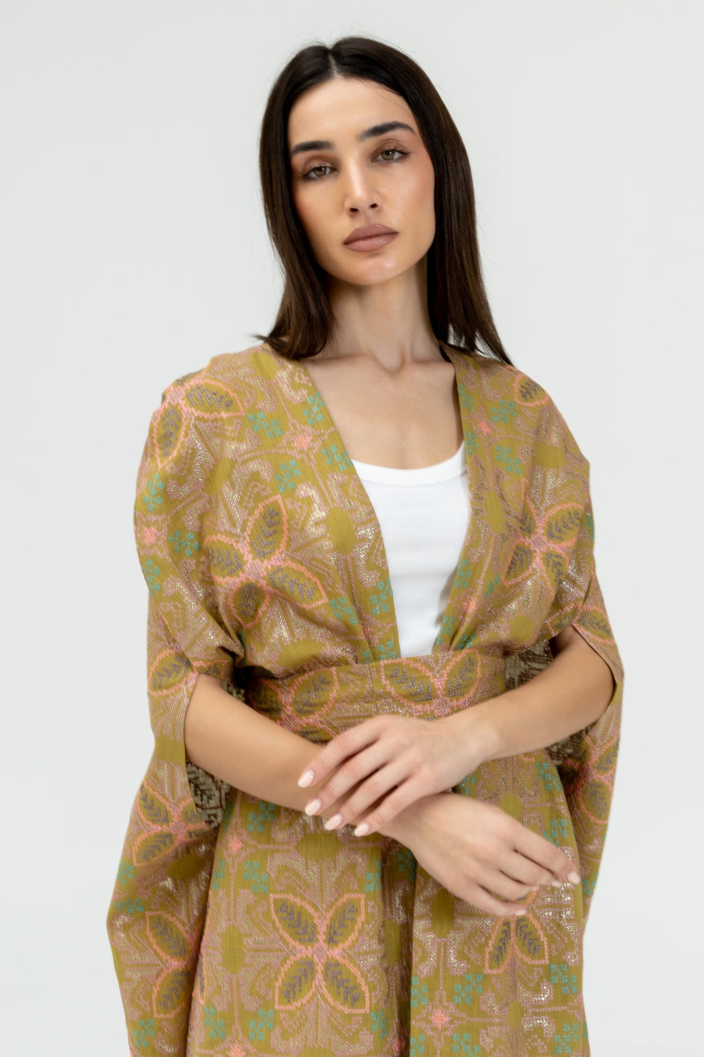 Gold Embroidered Cape