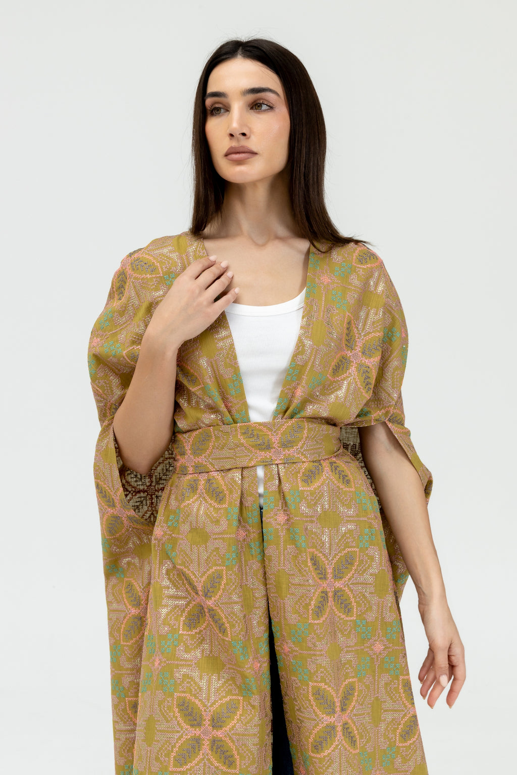 Gold Embroidered Cape