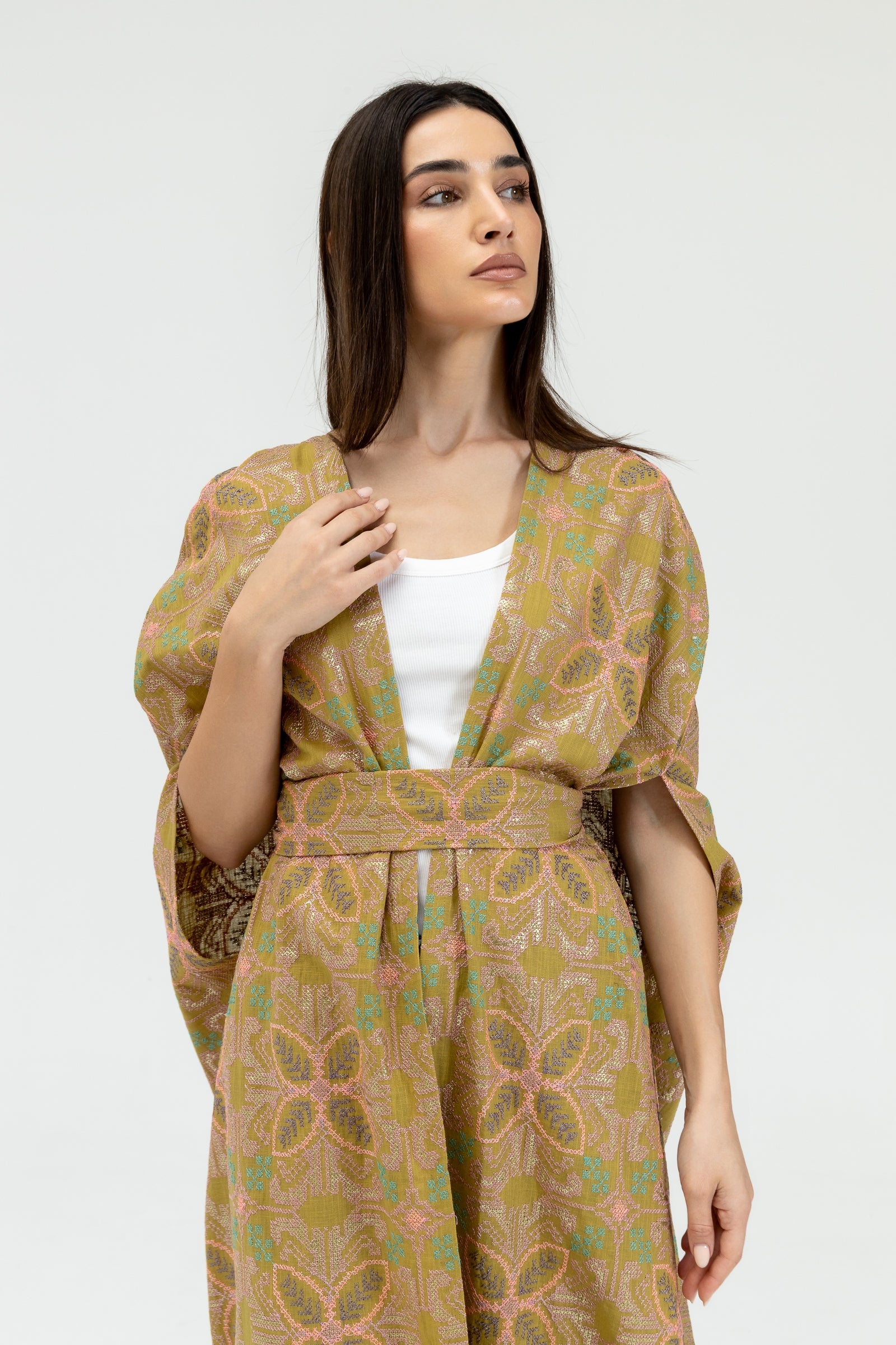 Gold Embroidered Cape