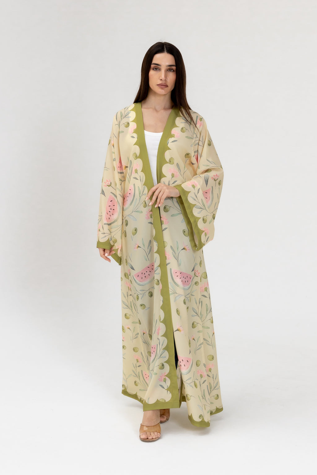 Green Watermelon Abaya