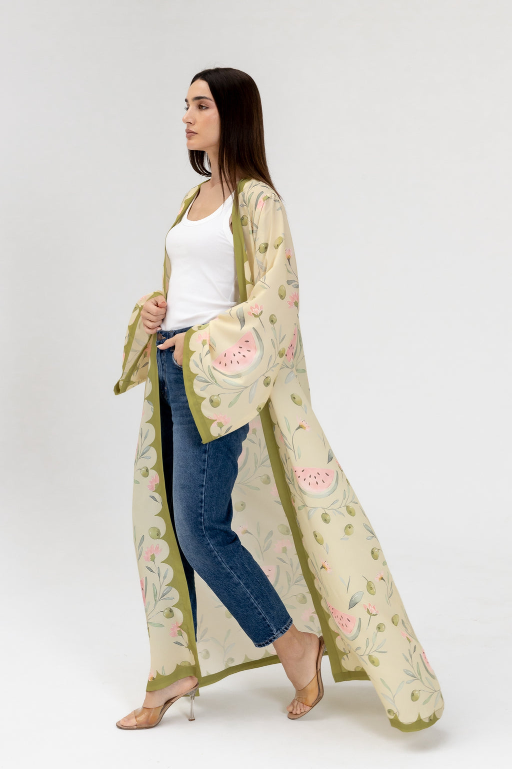 Green Watermelon Abaya
