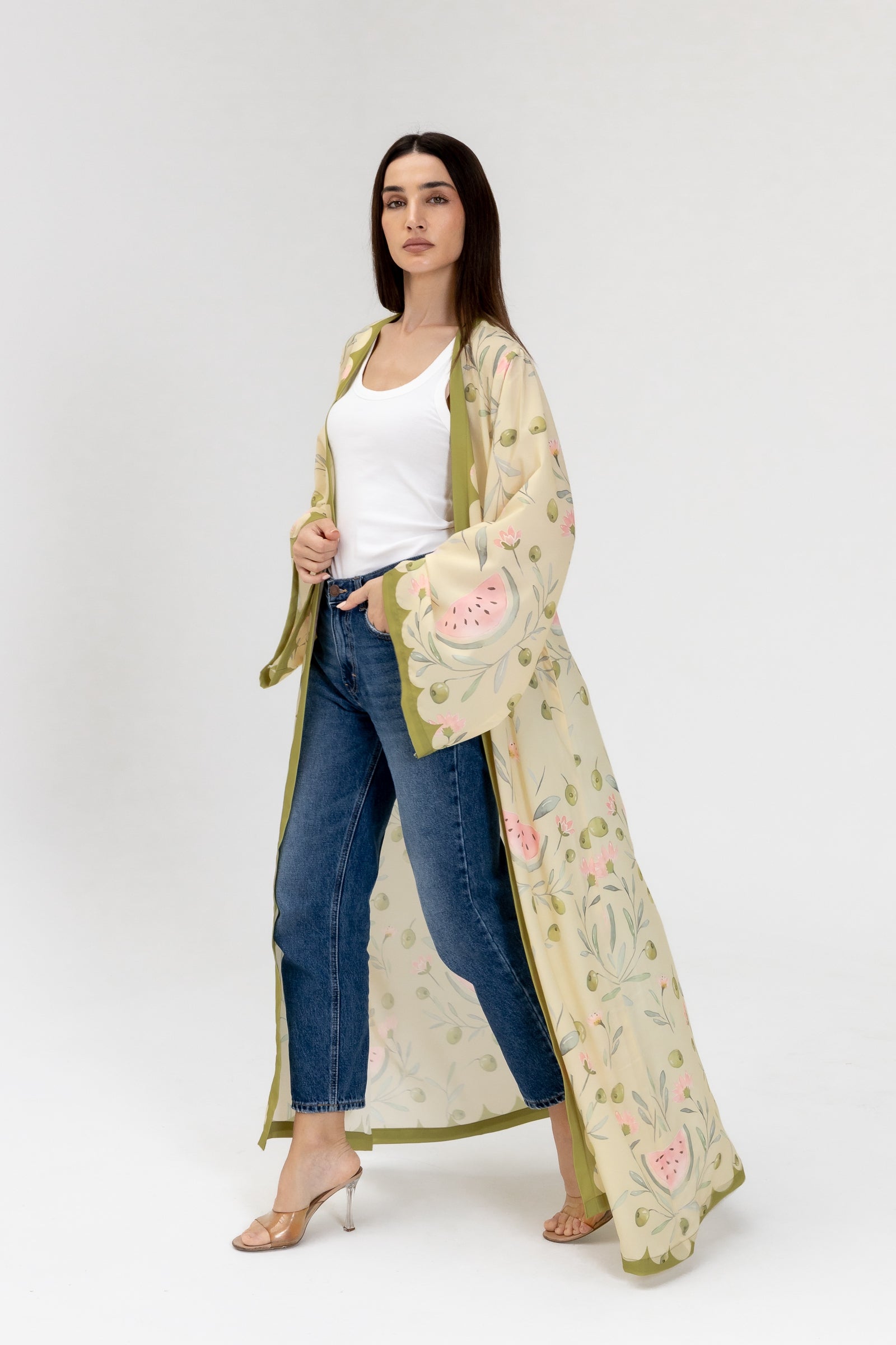 Green Watermelon Abaya