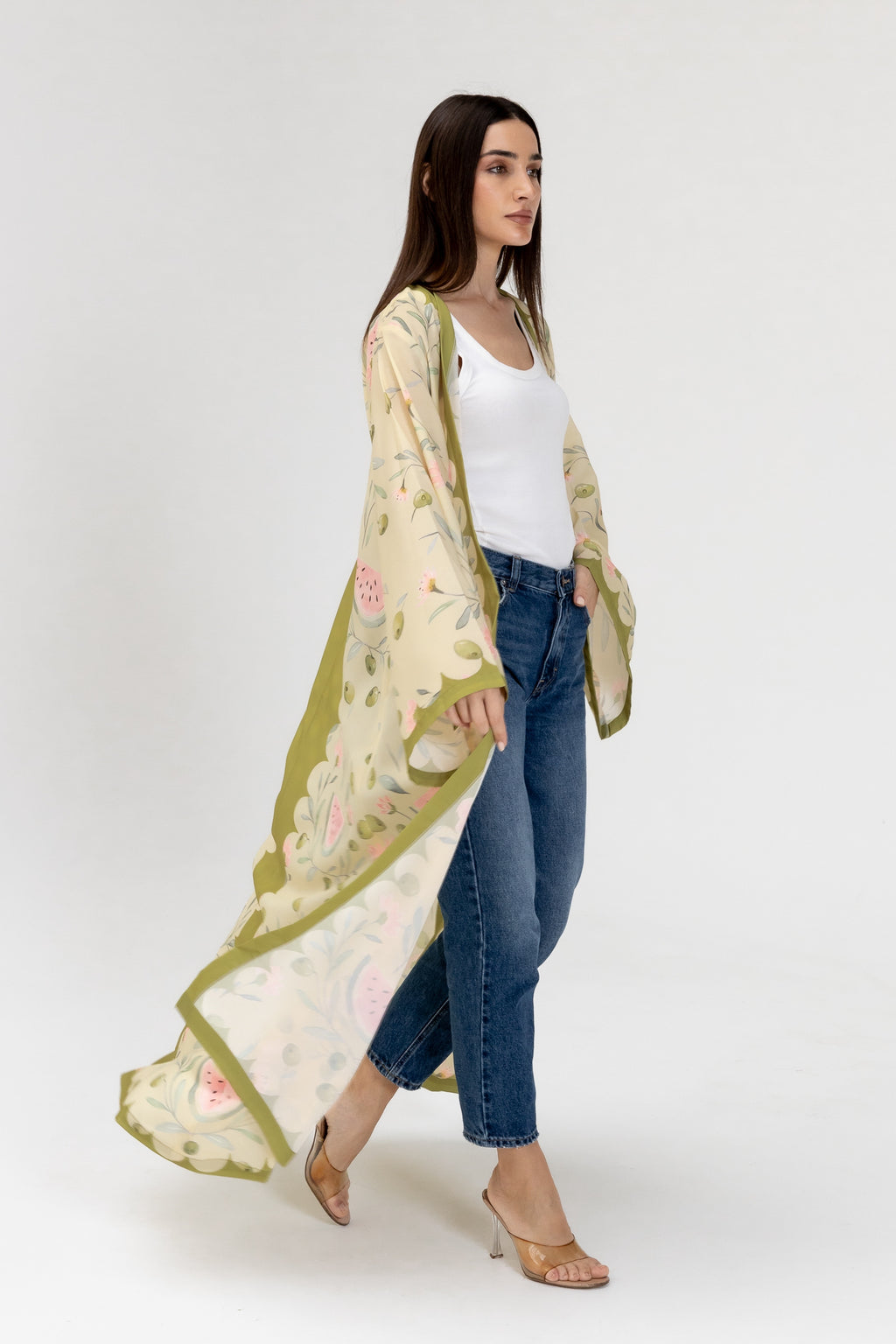 Green Watermelon Abaya