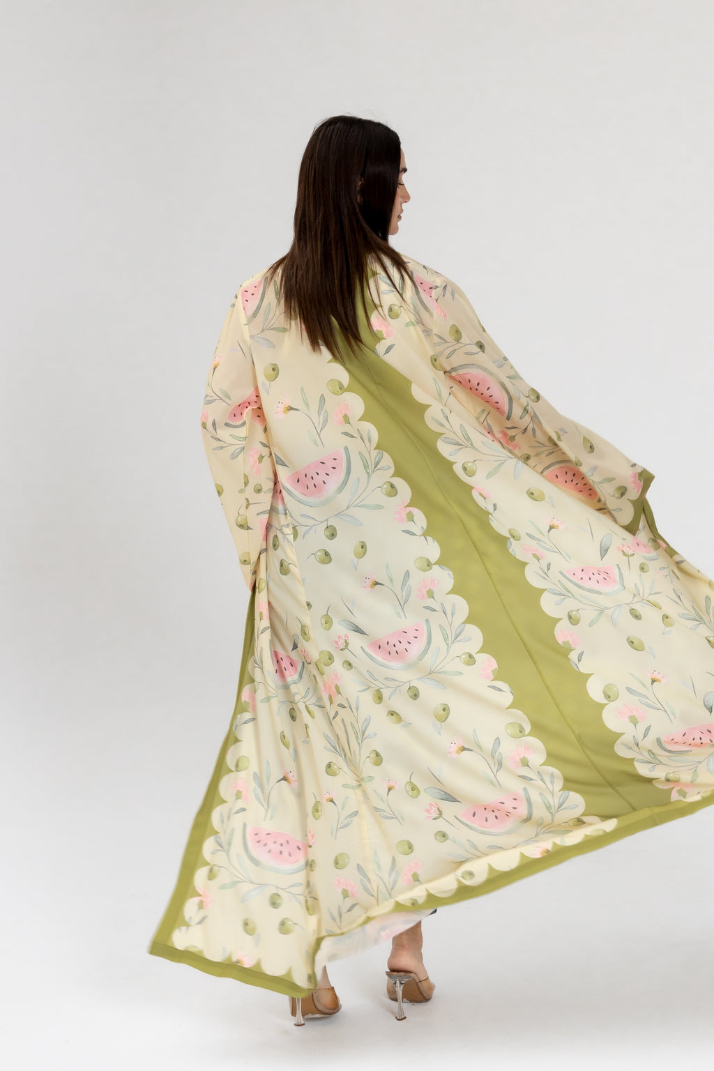 Green Watermelon Abaya