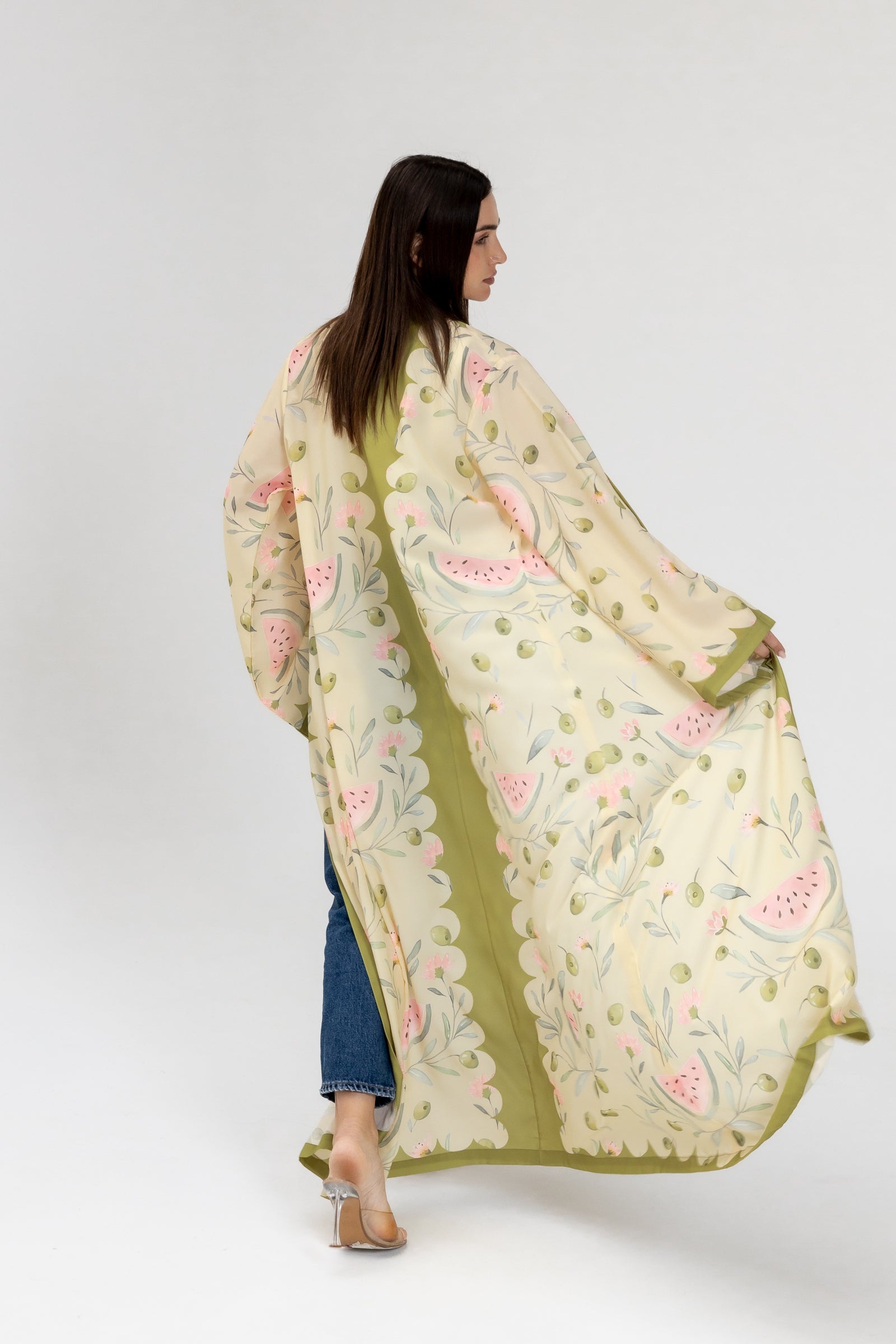 Green Watermelon Abaya