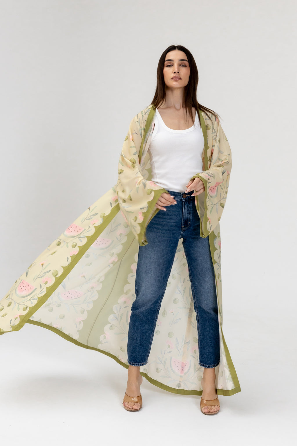 Green Watermelon Abaya