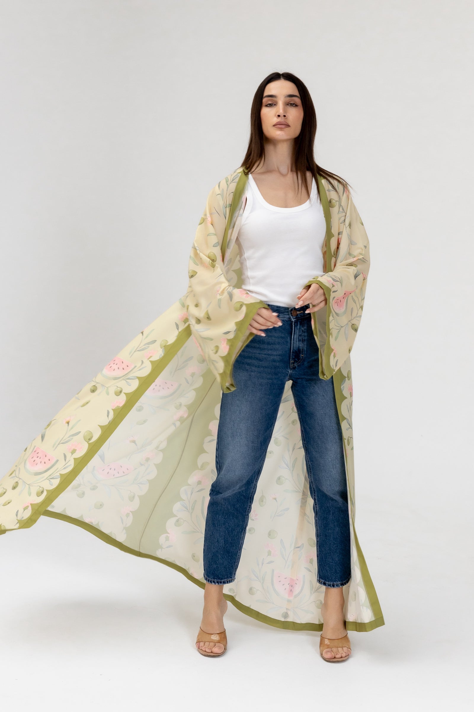 Green Watermelon Abaya