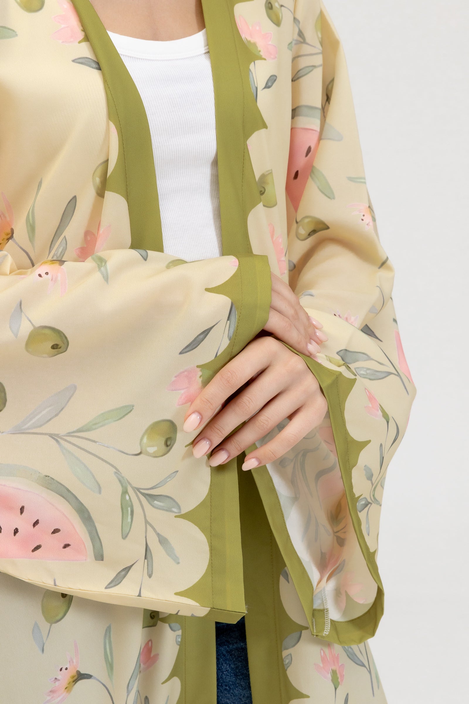 Green Watermelon Abaya