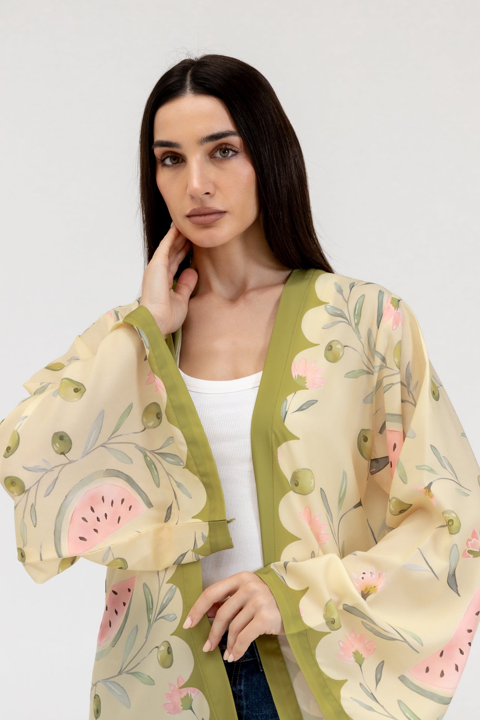 Green Watermelon Abaya
