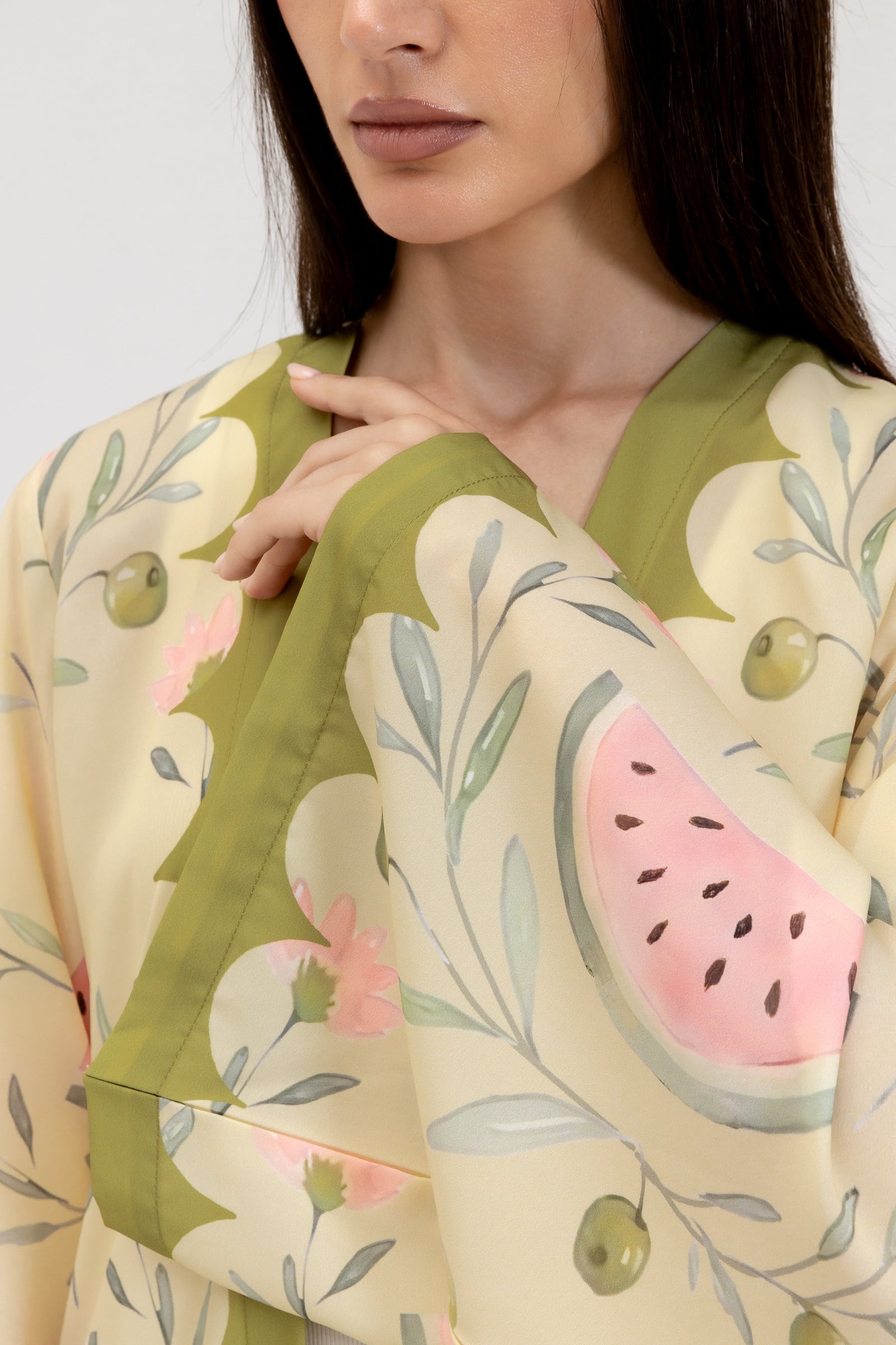 Green Watermelon Abaya