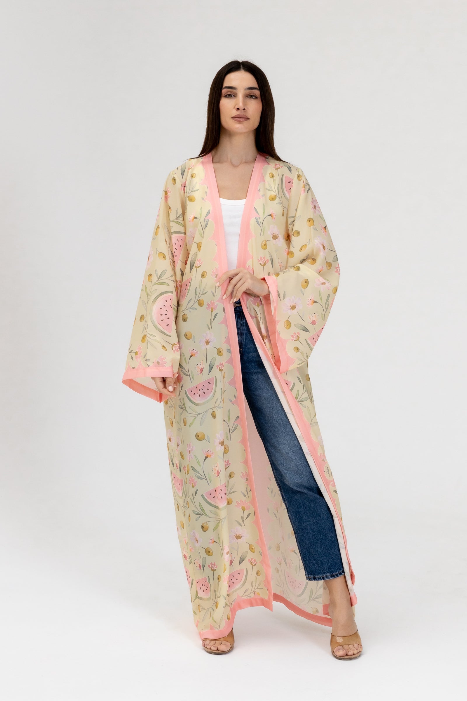 Pink Watermelon Abaya