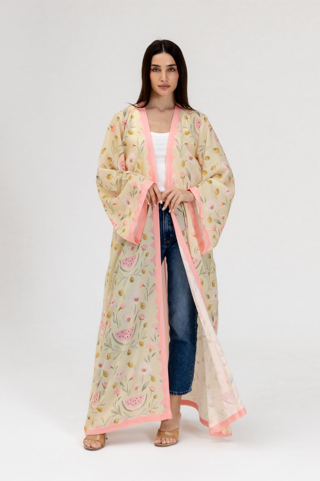Pink Watermelon Abaya