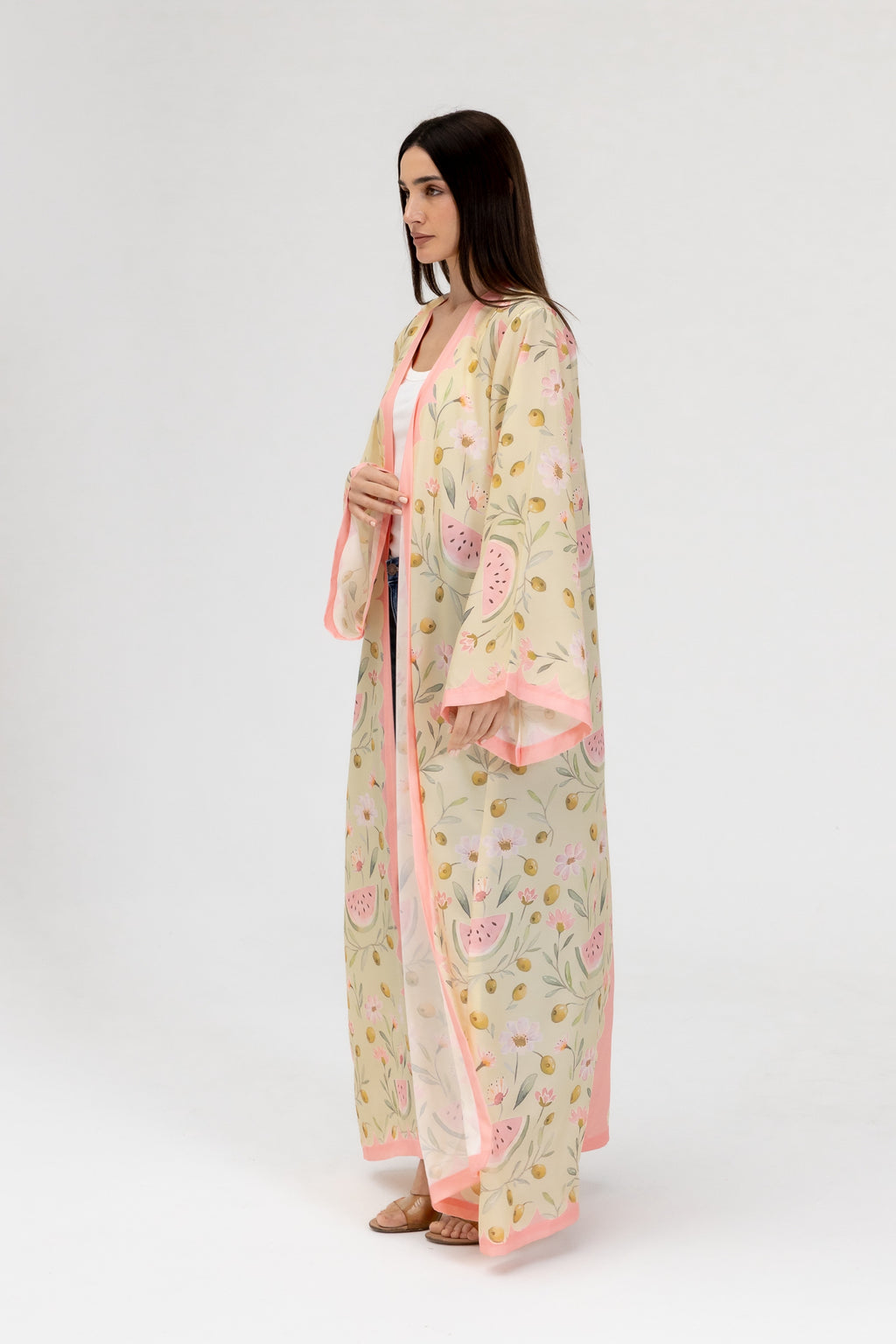 Pink Watermelon Abaya