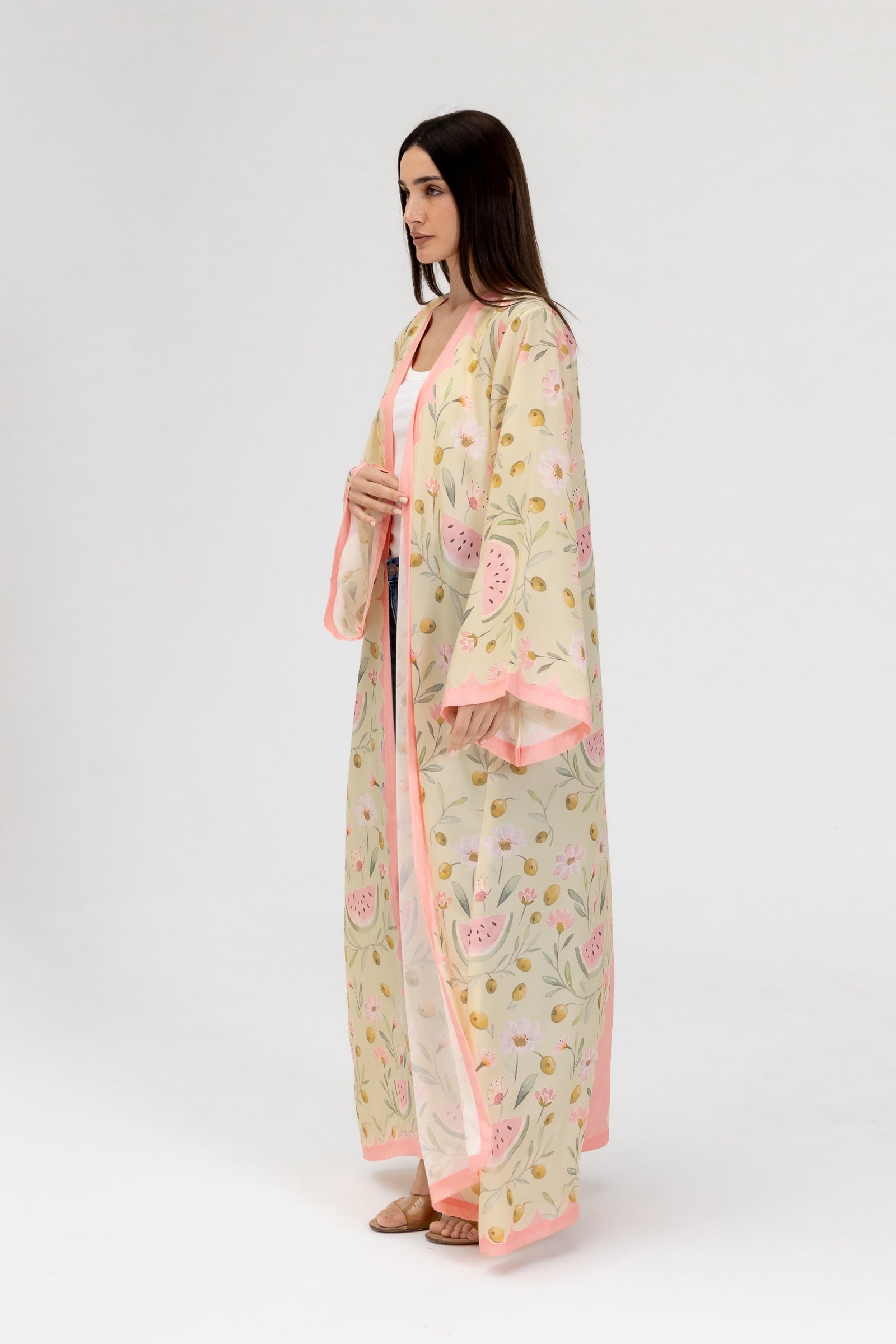Pink Watermelon Abaya
