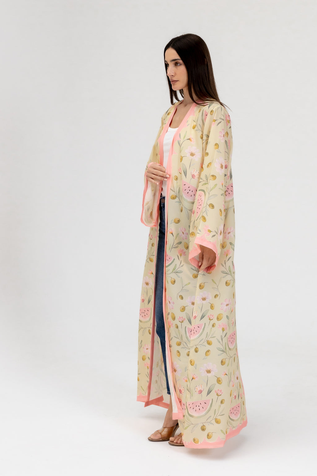 Pink Watermelon Abaya