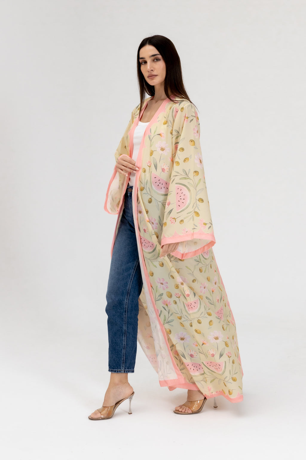 Pink Watermelon Abaya