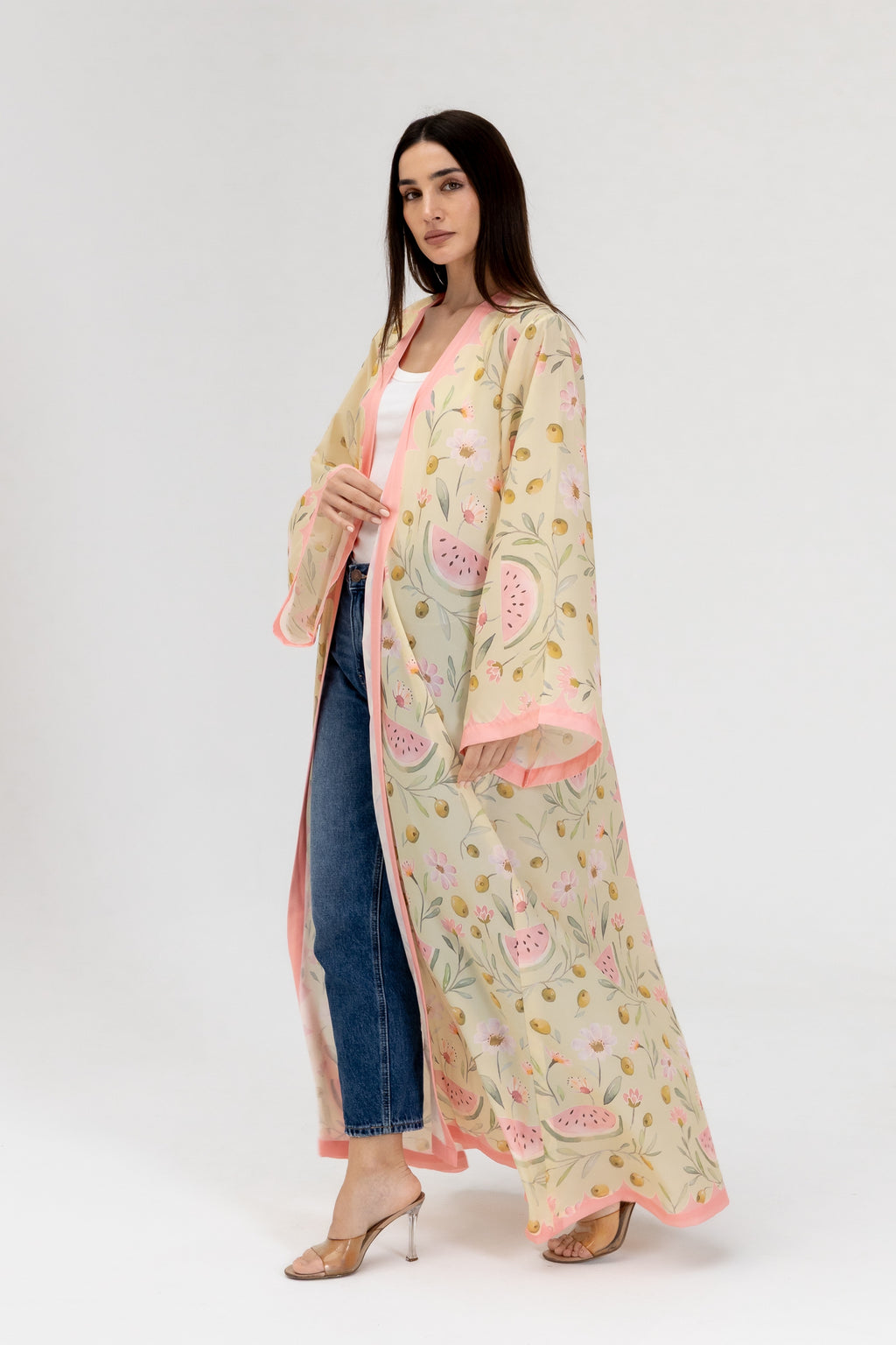 Pink Watermelon Abaya