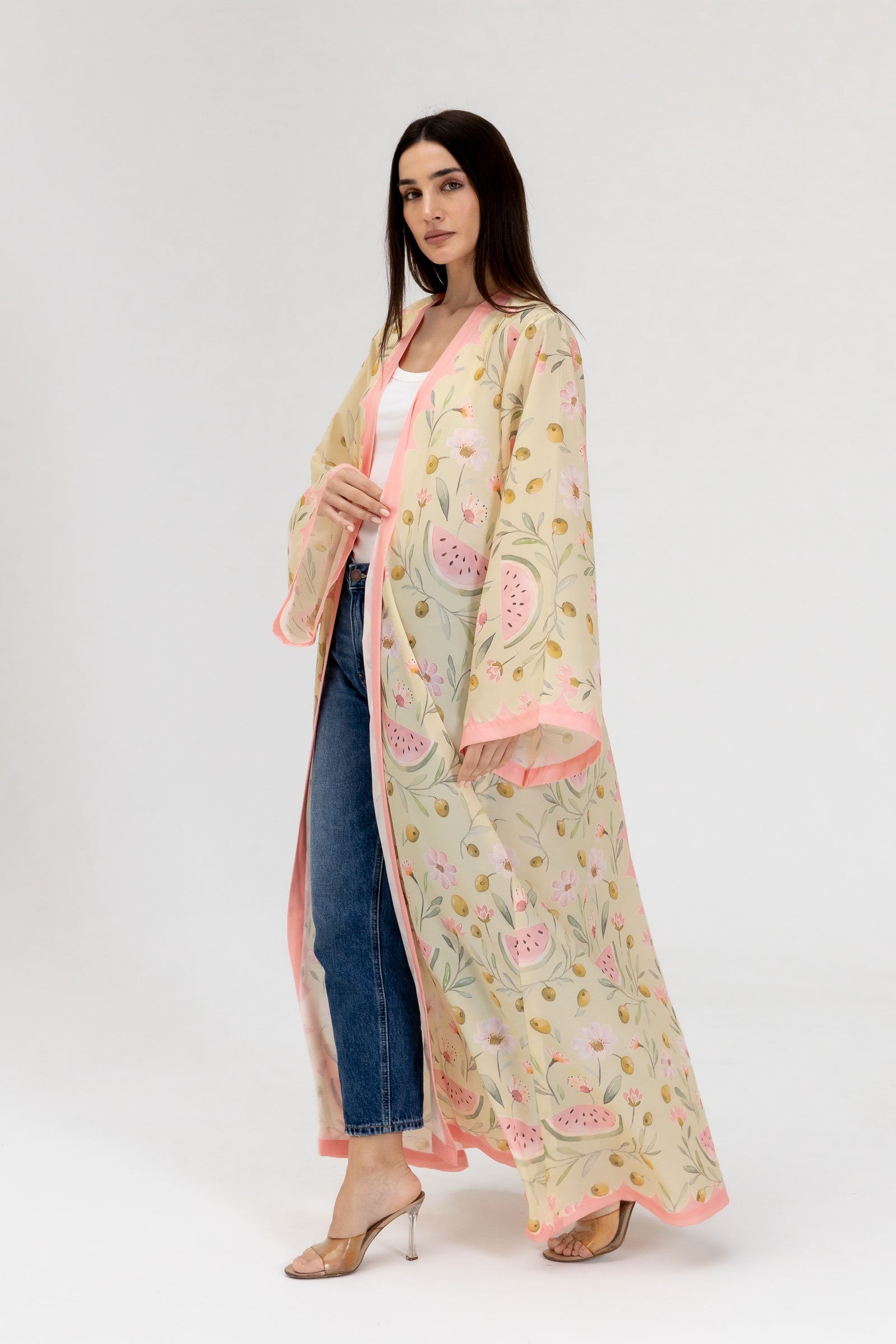 Pink Watermelon Abaya