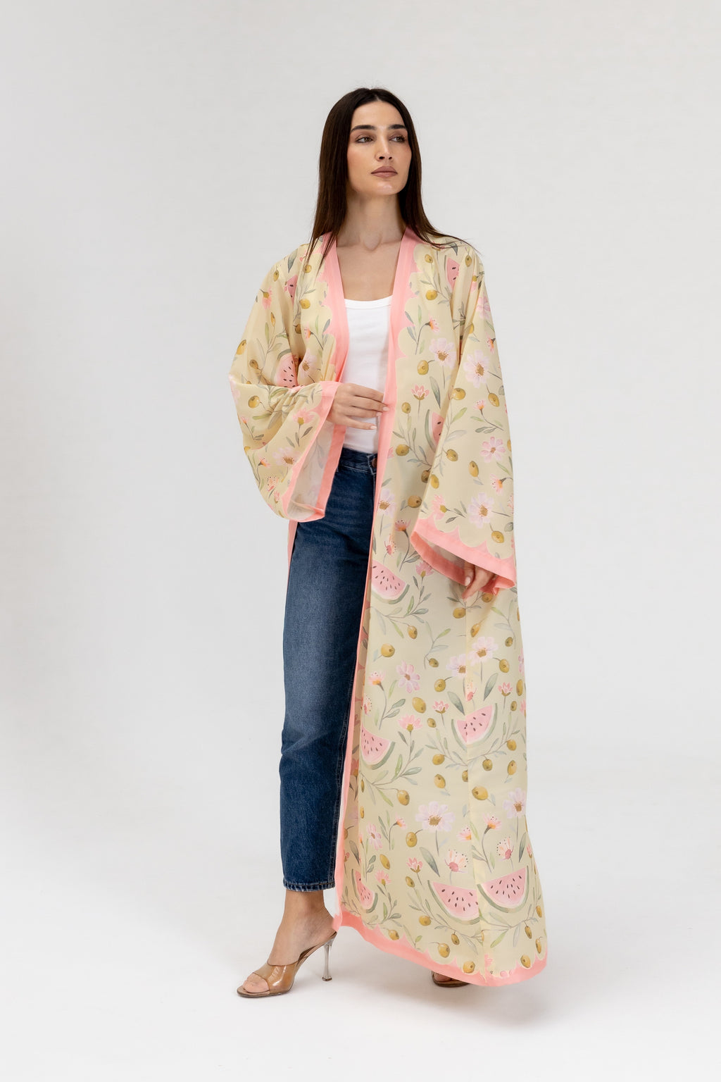 Pink Watermelon Abaya