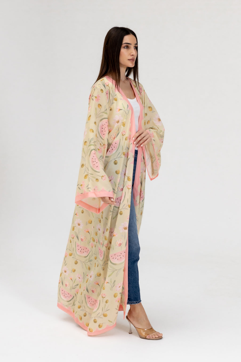 Pink Watermelon Abaya