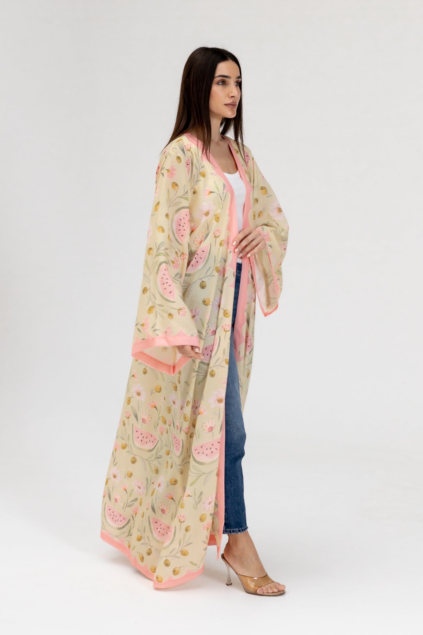 Pink Watermelon Abaya