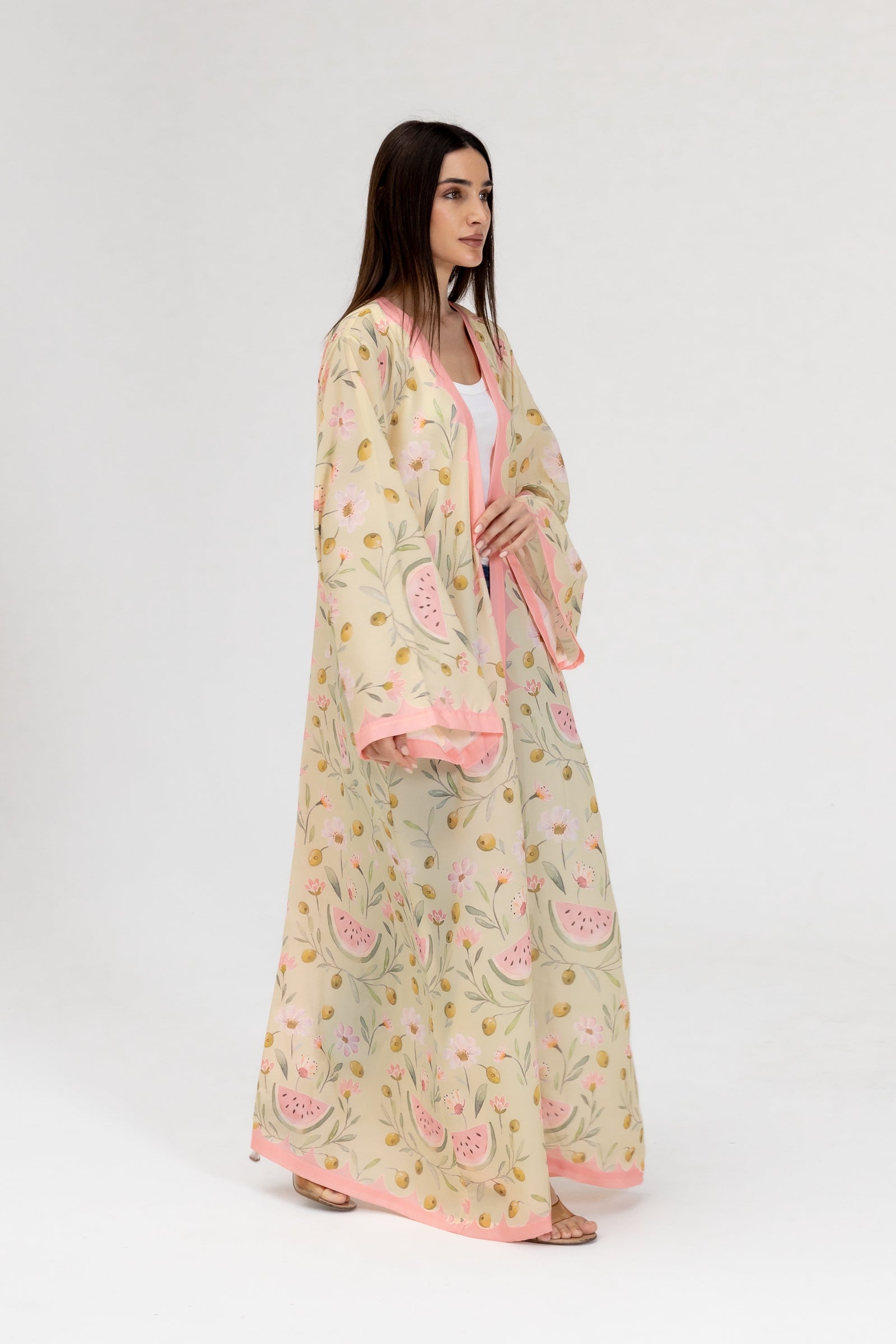Pink Watermelon Abaya